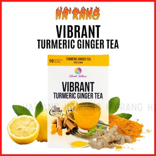 [ HARANG ] Vibrant Turmeric Ginger Tea 10 Sachets 1 box