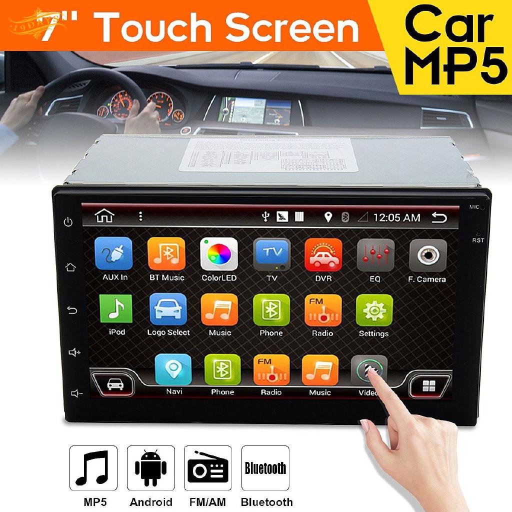 Car 7" 2DIN Touch Screen MP5 Player Support Bluetooth AUX