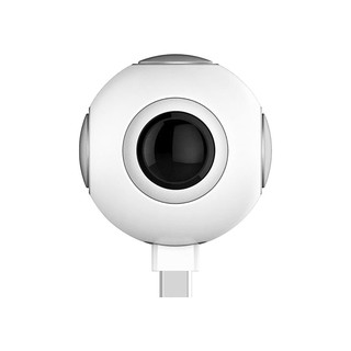 【Boutique】Mini 360 Degree Dual Angle Fish Eye Lens Panoramic Camera HD VR Video Camera Sport & Outdo