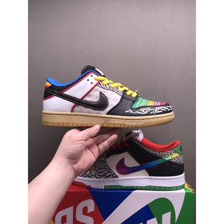 Nike SB Dunk Low "what the Paul" color mosaic men's and women's sports basketball shoes couple casua (2)