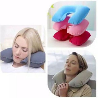 ‿ Neck Pillow / Air Pillow Travel Air Cushion Lightweight Portable Water Pillow