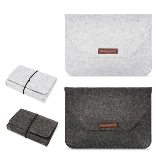 Laptop Bag For Macbook air 13 Wool Felt Notebook Tablet Case For 11 13 14 15 inch honor Magicbook Ap (1)