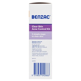 health❉☬▦Benzac Clear Skin Acne Control Kit