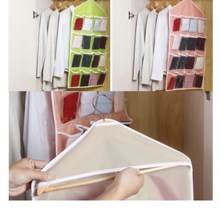 16 Grid Hanging Bag Socks/Underwear Storage Organizer (6)