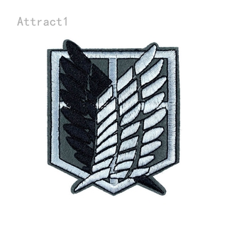 Attract1 Bbyter Cartoon Anime Attack On Titan Patch Iron on Embroidered Sewing Badge for Clothes