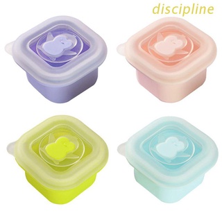 DISCI 100/200ml Portable Baby Food Storage Container with Lid Sealed Snack Storage Box