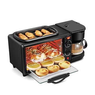 WNC 3 In 1 Toaster Fryer And Coffee Maker Electric Breakfast Machine
