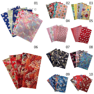 Japanese Style Cotton Fabric Sewing Cloth Floral Patchwork for DIY Bags Handkerchief Handmade Craft Fabric