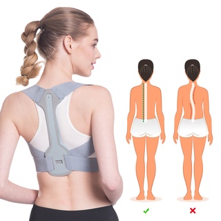 Salorie Brace Support Belt Adjustable Back Posture Corrector Clavicle Shoulder Lumbar Correction
