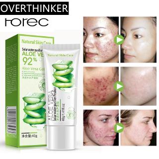 Aloe Vera Smooth Gel Acne Whitening Treatment Face Cream for Hydrating Moist Repair After Sun (1)