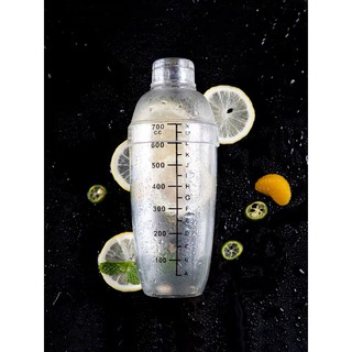 High Quality Acrylic Milk Tea Shaker Cocktail Juice Shaker Bottle Blender Bar Supplies COD (8)