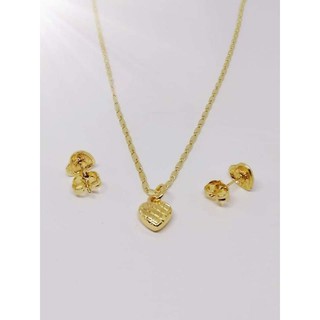 14k Saudi Gold Plated Jewelry Set