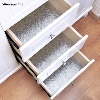 W.C (In stock) Home Kitchen Self Adhesive Waterproof Oilproof Aluminium Foil Wallpaper Sticker (8)