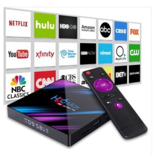 tv appliances№❣⊕H96 max Smart TV Box Android 9.0 Wifi Bluetooth 4.0 Set Top Media p