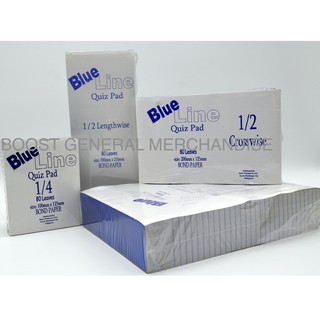 BLUE LINE Pad Paper Buy 1 Take 1 (intermediate, 1/2 crosswise, 1/2 lengthwise, 1/4 quiz)