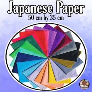 40 PCS Japanese Paper Papel de Hapon Wrapping Tissue Paper (50 cm by 35 cm)