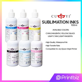 CUYI Sublimation Ink 100ML for Epson Inkjet Printer