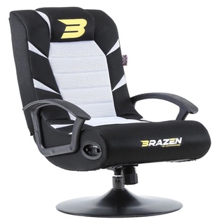 gaming chair BraZen Pride 2.1 Bluetooth Surround Sound Gaming Chair - White