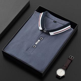 Men Polo Shirt Short Sleeve T Shirt Polo Collar Plain Polos Casual Men Clothing (1)