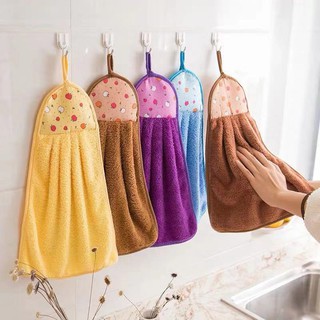 Dish Bathroom Drying Towel Washcloth Hanging Kitchen Soft Hand Towels