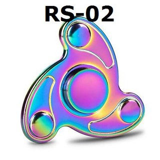 Fidget Spinner - Rainbow 3 Hand Metal Stress Reliever