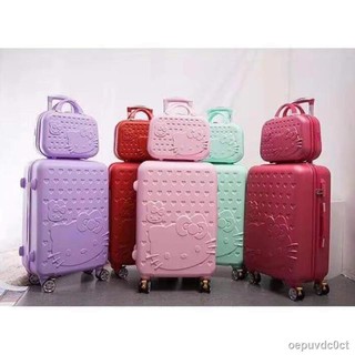 ♈【Ready stock】 Hello kitty 2in1 luggage