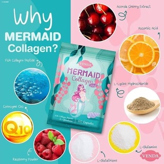 New products☫♝[AUTHENTIC] VENDA MERMAID COLLAGEN 2 in1 THAILAND