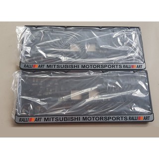 Mitsubishi accessories ✲Ralliart License plate Cover✵