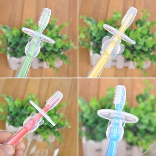baby brush kids✜♂♕YOY♕ Silicone Kids Teether Training Toothbrushes For Baby Infant Toothbrush Newbor