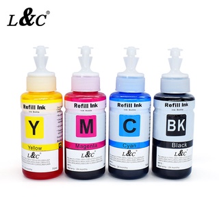 L&C Refill Epson 664 Ink Dye Ink For Epson L Series Printer L100 L101 L110 L120 L210 L350 L355 70ML