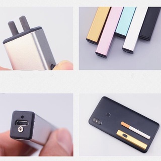 Windproof Flameless Lighter Small USB Charging Cigarette Lighter Single Arc Electronic Lighter (6)