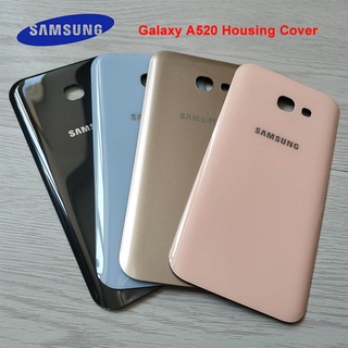 For Samsung Galaxy A5 2017 A520 Back Cover Battery Case Glass Housing Cover For Samsung A5 2017 A520 Back Door Replacement