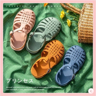 COD New Arrival Summer Girl Closed Toe Princess Sandals Non-slip&soft Bottom Good quality (1)