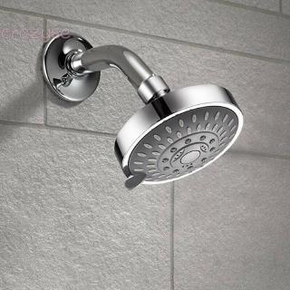 Shower Head Chrome 5 Setting Adjustable Rainfall Toilet Bathroom Removable Sprayer Convenient