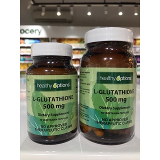 Healthy Options L-glutathione 500mg 30/60 vegetarian capsules