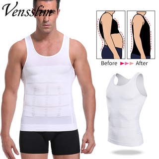 Be-In-Shape Men Slimming Body Shaper Waist Trainer Vest Tummy Control Posture Back Correction Abdomen Shaperwear