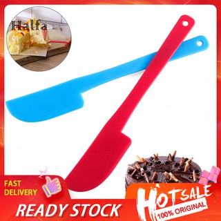CF❋ Plastic Cream Butter Cake Spatula Mixing Batter Scraper Knife Brush Baking Tool