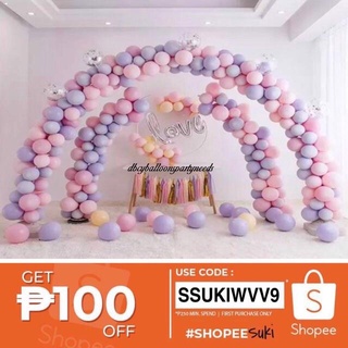 Balloons▥100pcs Size10 Macaron/Pastel Color Balloon（Prolatex）