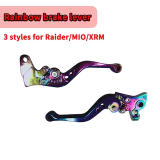 Motorcycle Handle Brake Lever Rainbow For XRM/RAIDER/MIO