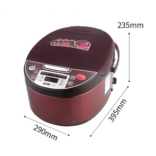 COD 5L Stainless steel rice cooker steamer rice cooker large capacity can be reserved rice cooker (9)