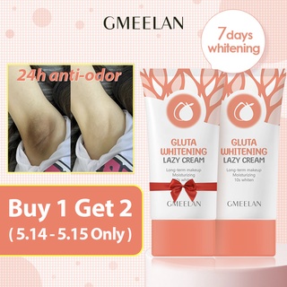 GMEELAN Bleaching Cream Gluta Underarm Whitening Cream Armpit Deodorant For Women Face Body Private