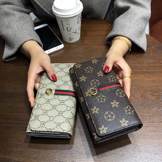 Korea Simple Fashion Long Women's Fold Wallet