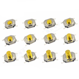 4x4 H1.7~6mm Micro waterproof copper tactile tact touch push button switch SMD