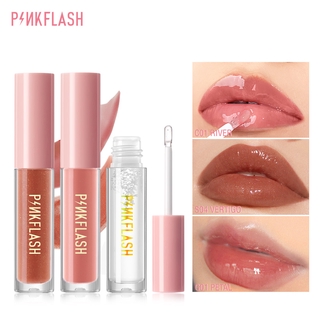 PINKFLASH OhMyGloss Lip Gloss Moisturizing High Shine Shimmer Plumping Lip Care Non Sticky Formula Lip Tint