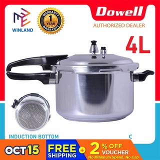 Dowell Original 4 Liter Pressure Cooker with Induction Base PC-41B