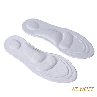 WEIWEIZZ 4D Sponge Soft High Heel Shoes Insoles Pain Relief Insert Cushion Pads Comfort