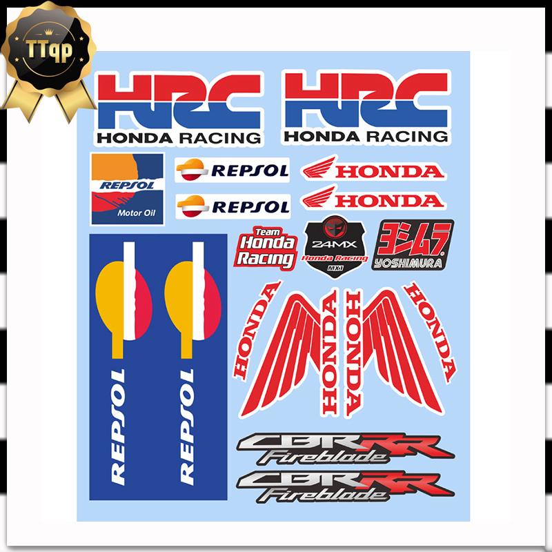 1 Set Honda Reflective Motorcycle Stickers Decals (1)