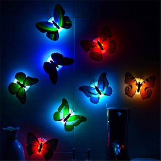 Color Changing Cute Butterfly LED Night Light Home Room Desk (3)