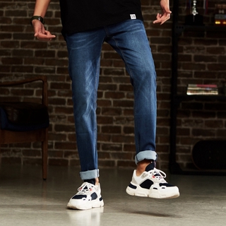Men's Pants Korean Fashion Jeans Slim Straight Pants (COD) 2020 New