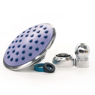 1pc Bathroom SPA Shower Head ABS Chrome Handheld Water Saving Pressure Rain Arm Rround Shower Head U